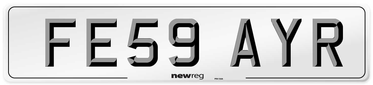 FE59 AYR Number Plate from New Reg